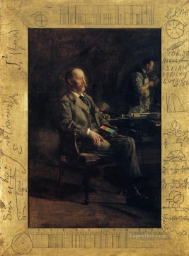 ヘンリー・A・ローランド教授の肖像 リアリズム肖像画 トーマス・イーキンス Oil Paintings
